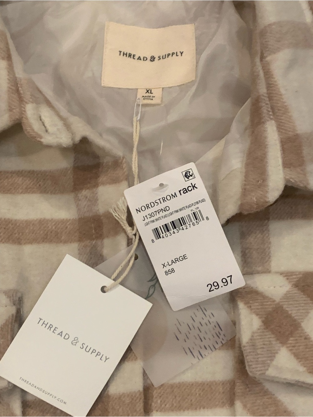 Thread & Supply Plaid Utility Shacket - Picture 13 of 14